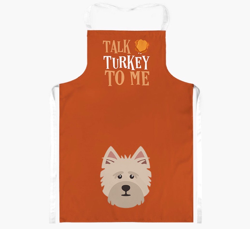 Talk Turkey To Me: Personalised {breedFullName} Apron