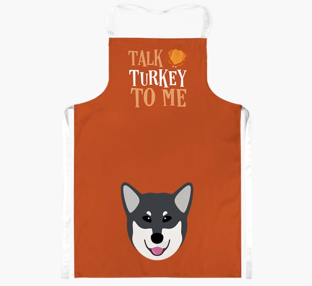 Talk Turkey To Me: Personalised {breedFullName} Apron