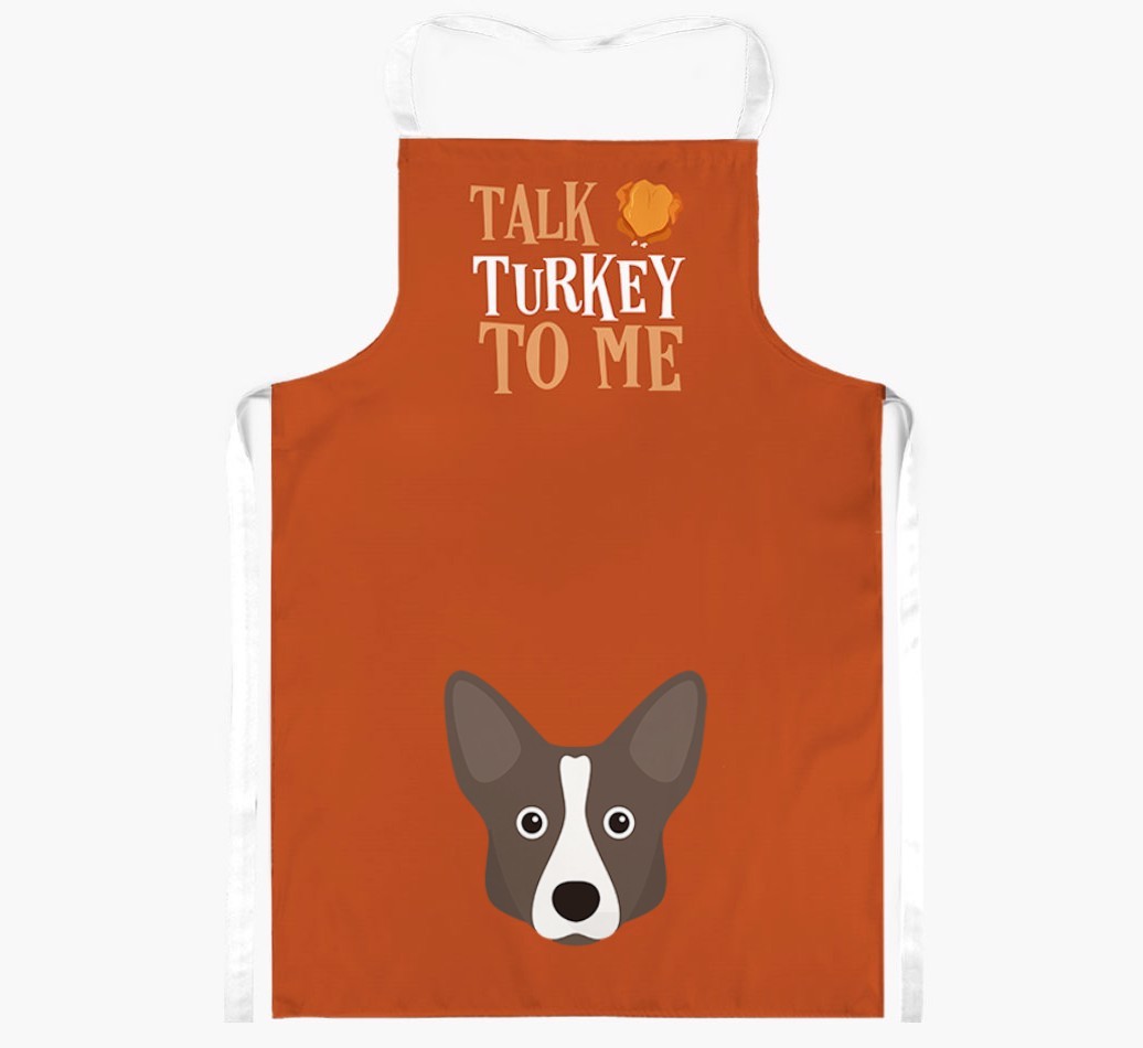 Talk Turkey To Me: Personalised {breedFullName} Apron