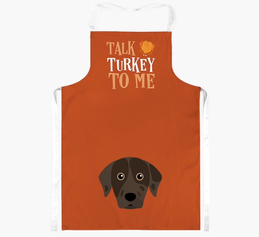 Talk Turkey To Me: Personalised {breedFullName} Apron