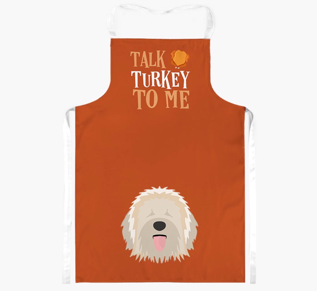 Talk Turkey To Me: Personalised {breedFullName} Apron