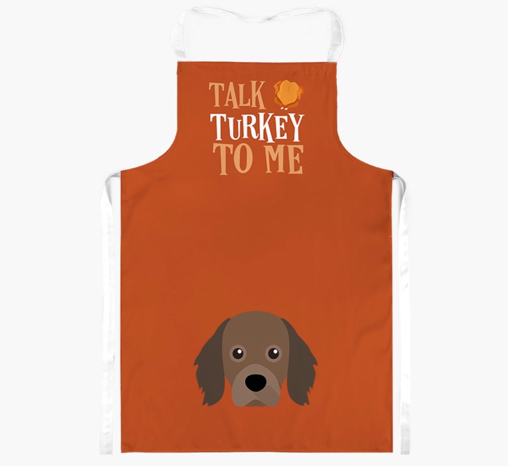Talk Turkey To Me: Personalised {breedFullName} Apron