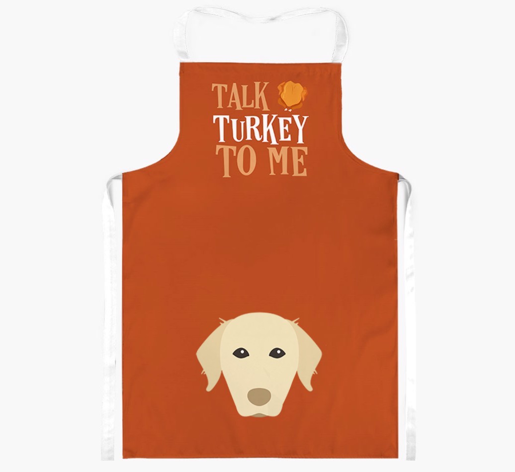 Talk Turkey To Me: Personalised {breedFullName} Apron