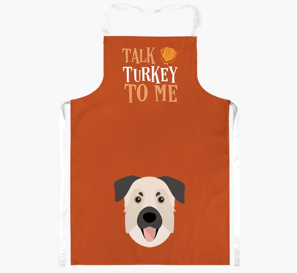 Talk Turkey To Me: Personalised {breedFullName} Apron