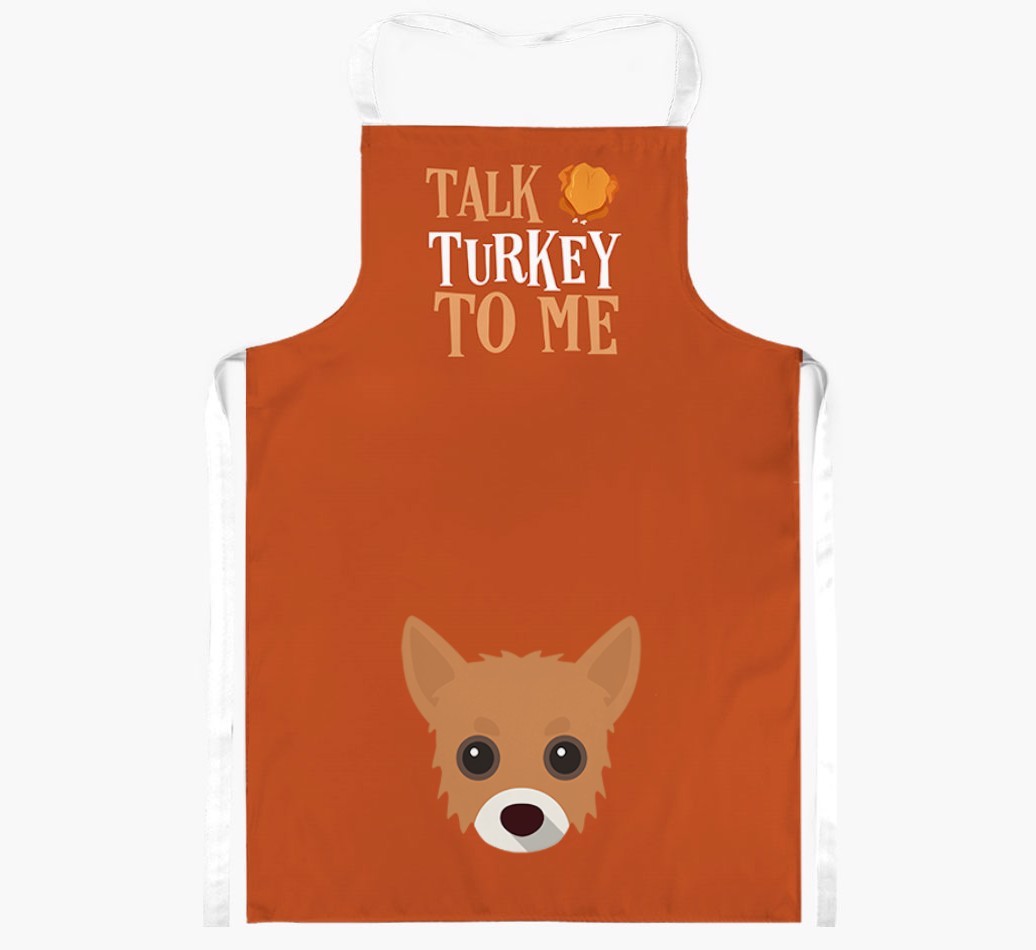 Talk Turkey To Me: Personalised {breedFullName} Apron
