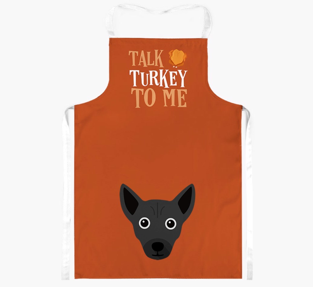 Talk Turkey To Me: Personalised {breedFullName} Apron