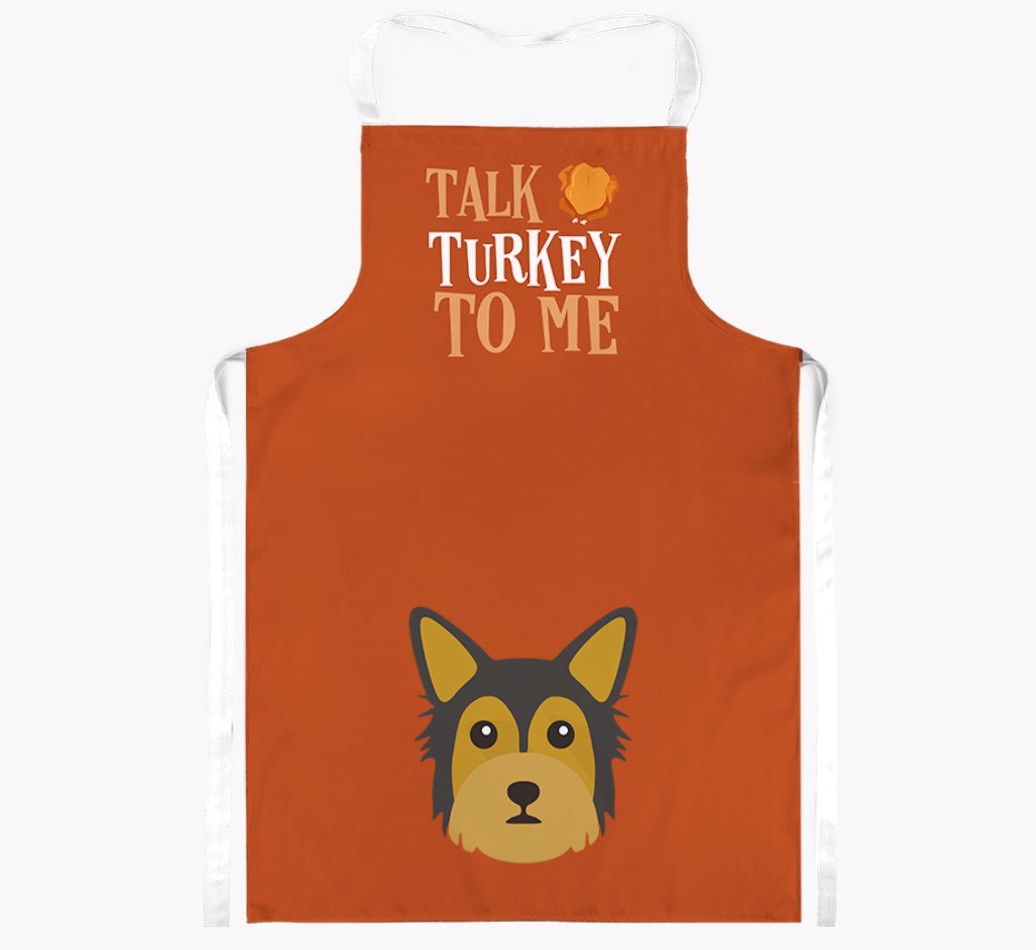 Talk Turkey To Me: Personalised {breedFullName} Apron