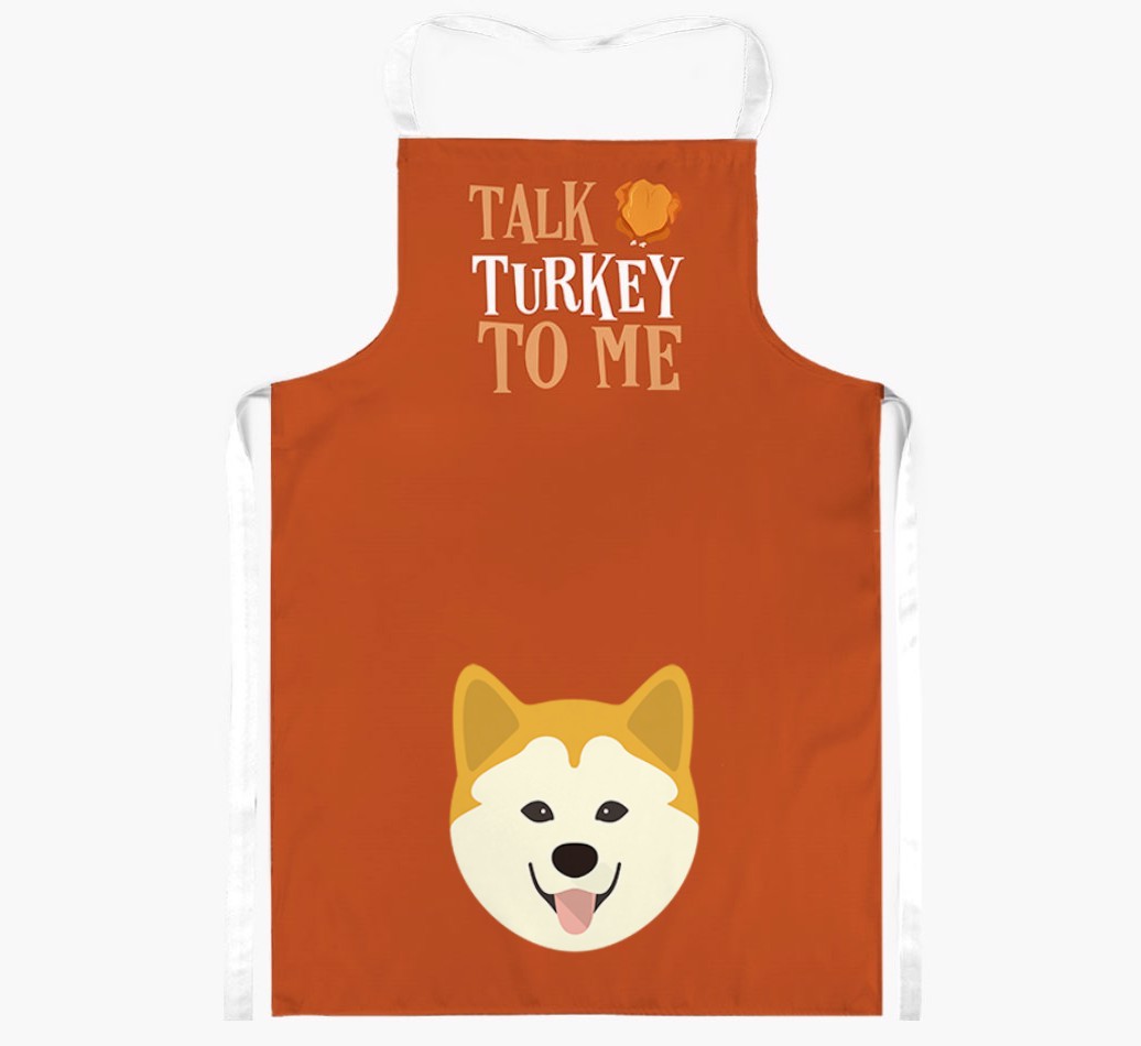 Talk Turkey To Me: Personalised {breedFullName} Apron