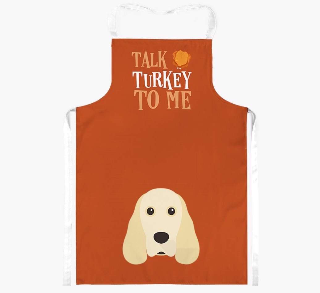 Talk Turkey To Me: Personalised {breedFullName} Apron