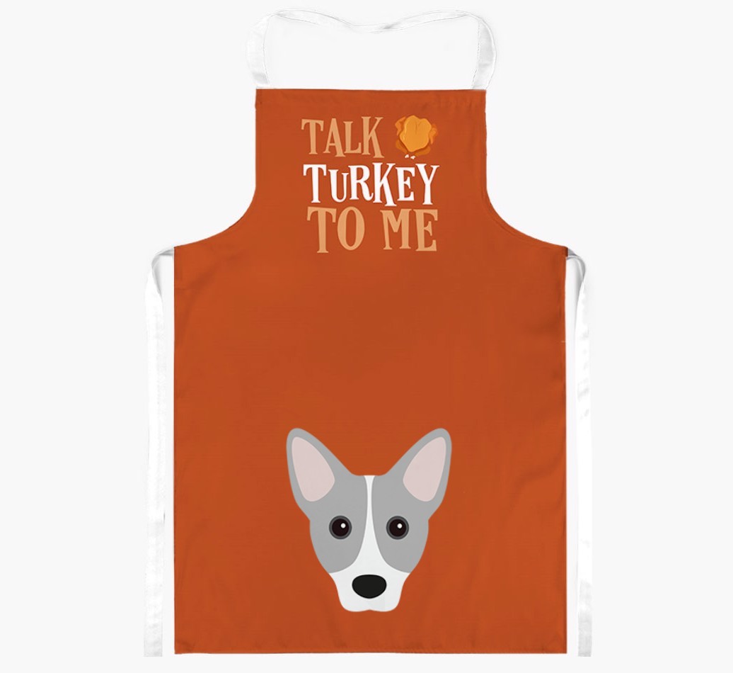 Talk Turkey To Me: Personalised {breedFullName} Apron