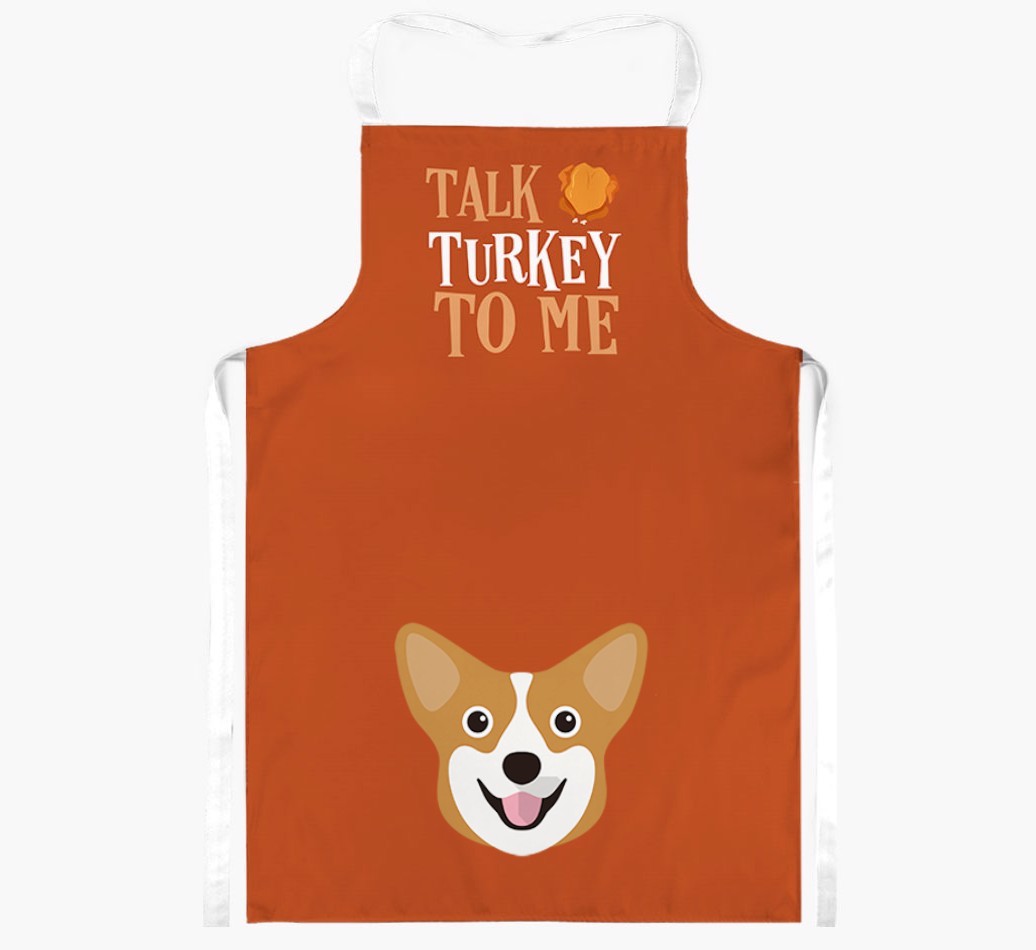 Talk Turkey To Me: Personalised {breedFullName} Apron