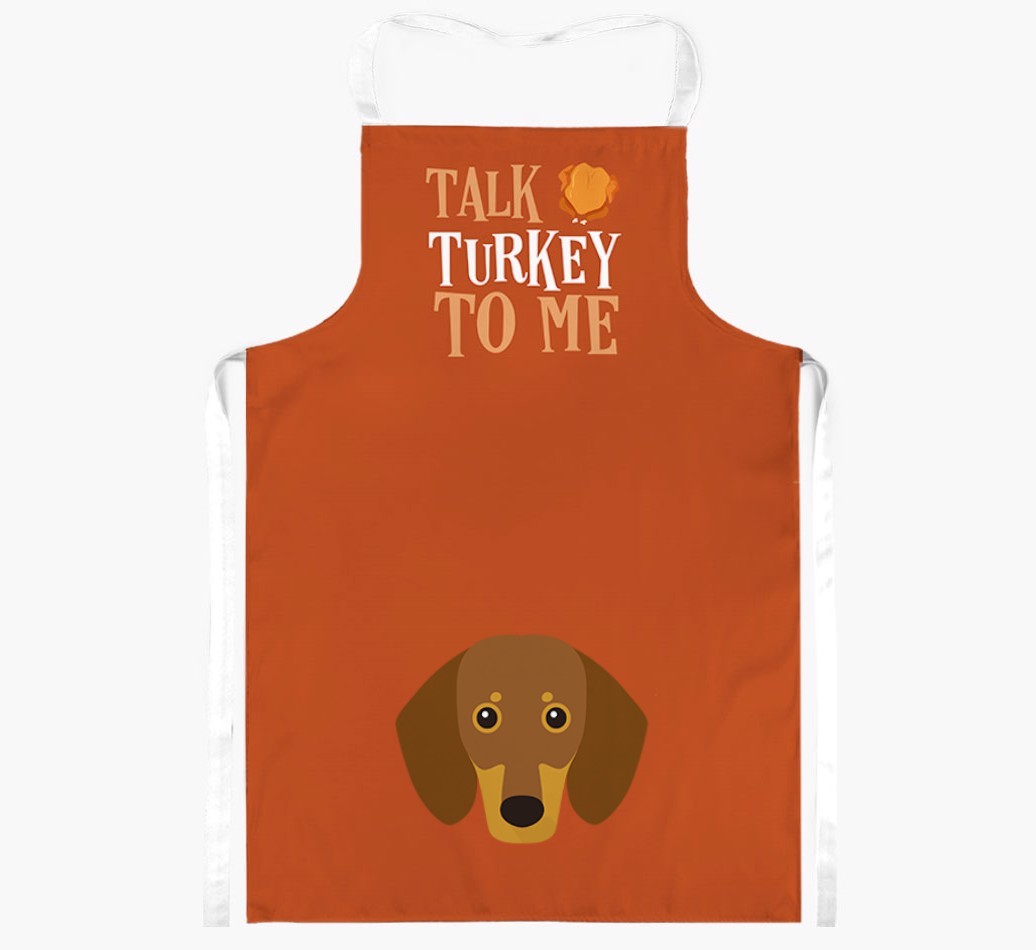 Talk Turkey To Me: Personalised {breedFullName} Apron