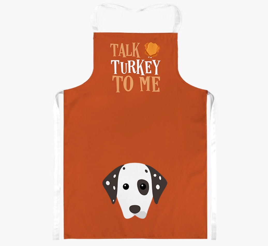Talk Turkey To Me: Personalised {breedFullName} Apron