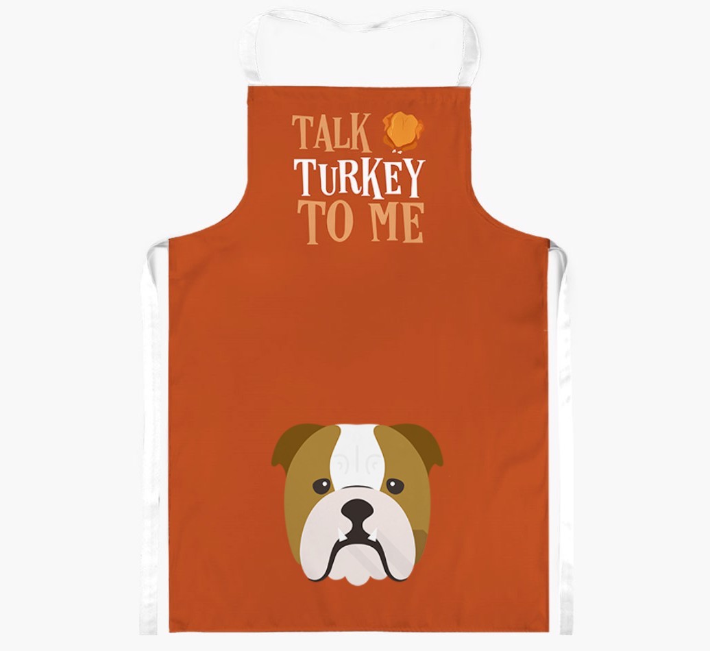 Talk Turkey To Me: Personalised {breedFullName} Apron