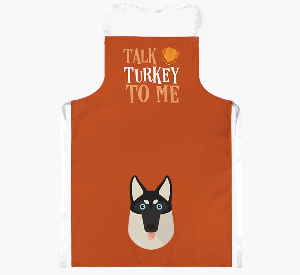 Talk Turkey To Me: Personalised {breedFullName} Apron