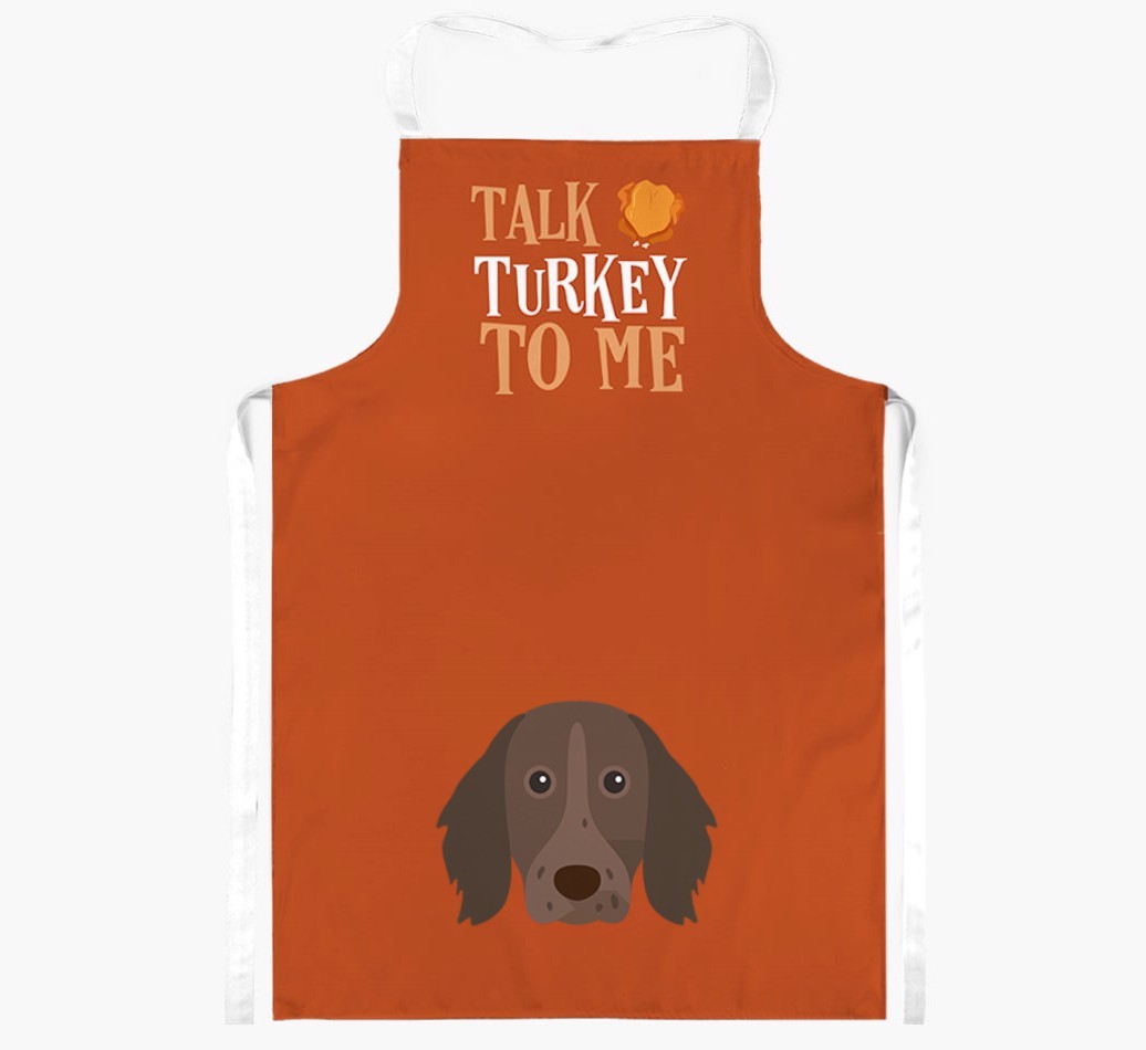 Talk Turkey To Me: Personalised {breedFullName} Apron