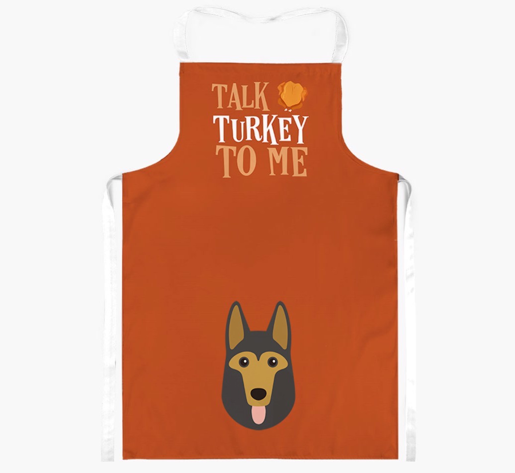 Talk Turkey To Me: Personalised {breedFullName} Apron