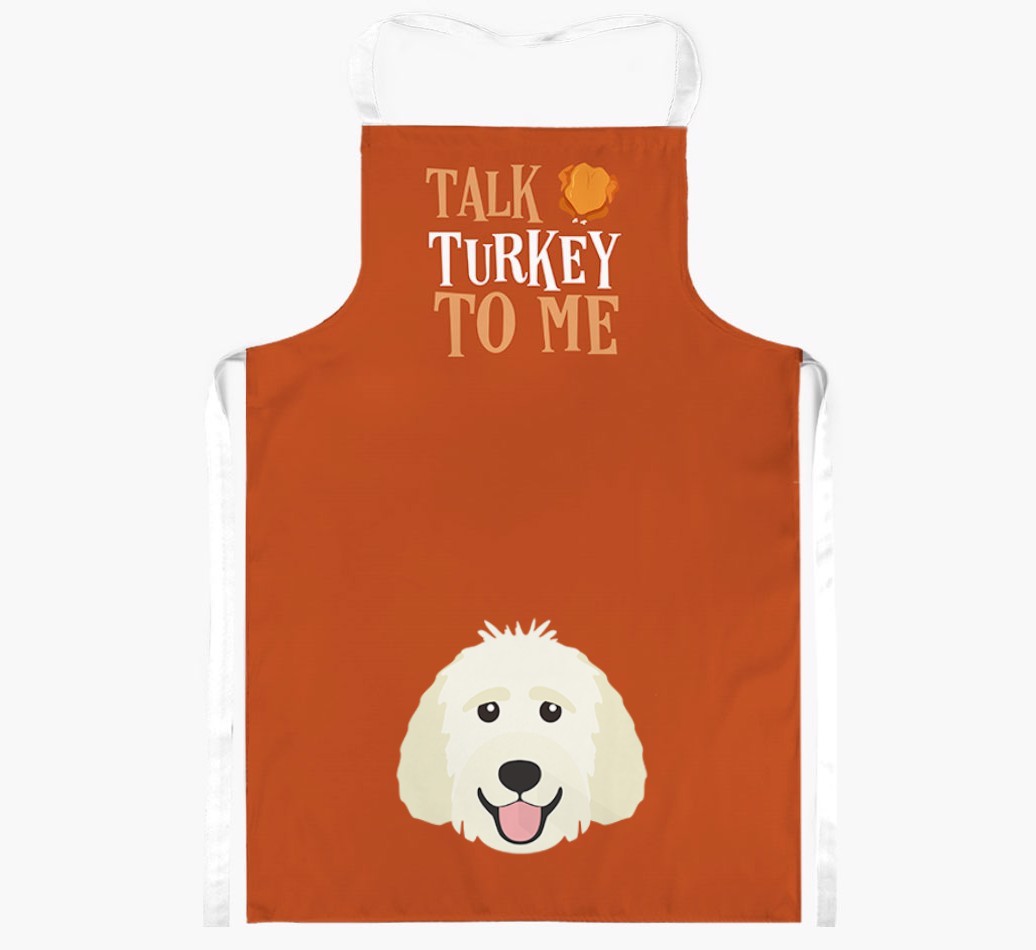 Talk Turkey To Me: Personalised {breedFullName} Apron