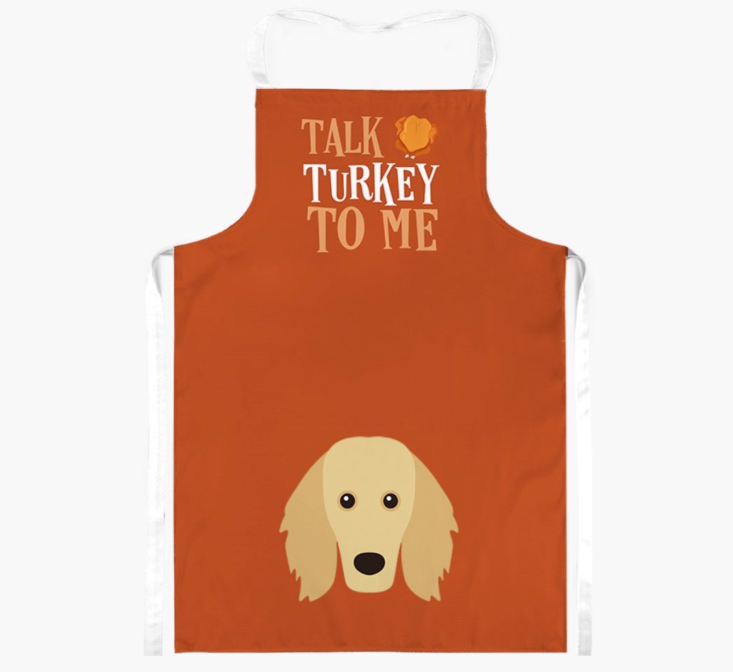 Talk Turkey To Me: Personalised {breedFullName} Apron