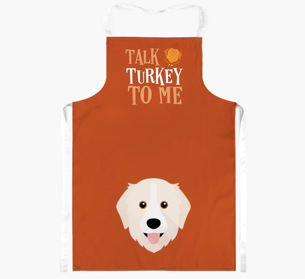 Talk Turkey To Me: Personalised {breedFullName} Apron