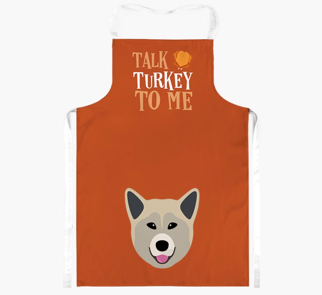 Talk Turkey To Me: Personalised {breedFullName} Apron