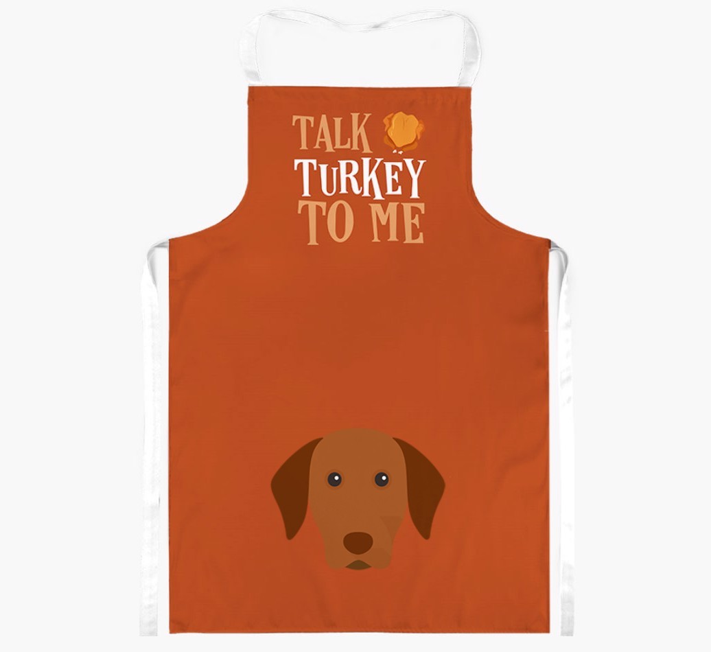 Talk Turkey To Me: Personalised {breedFullName} Apron