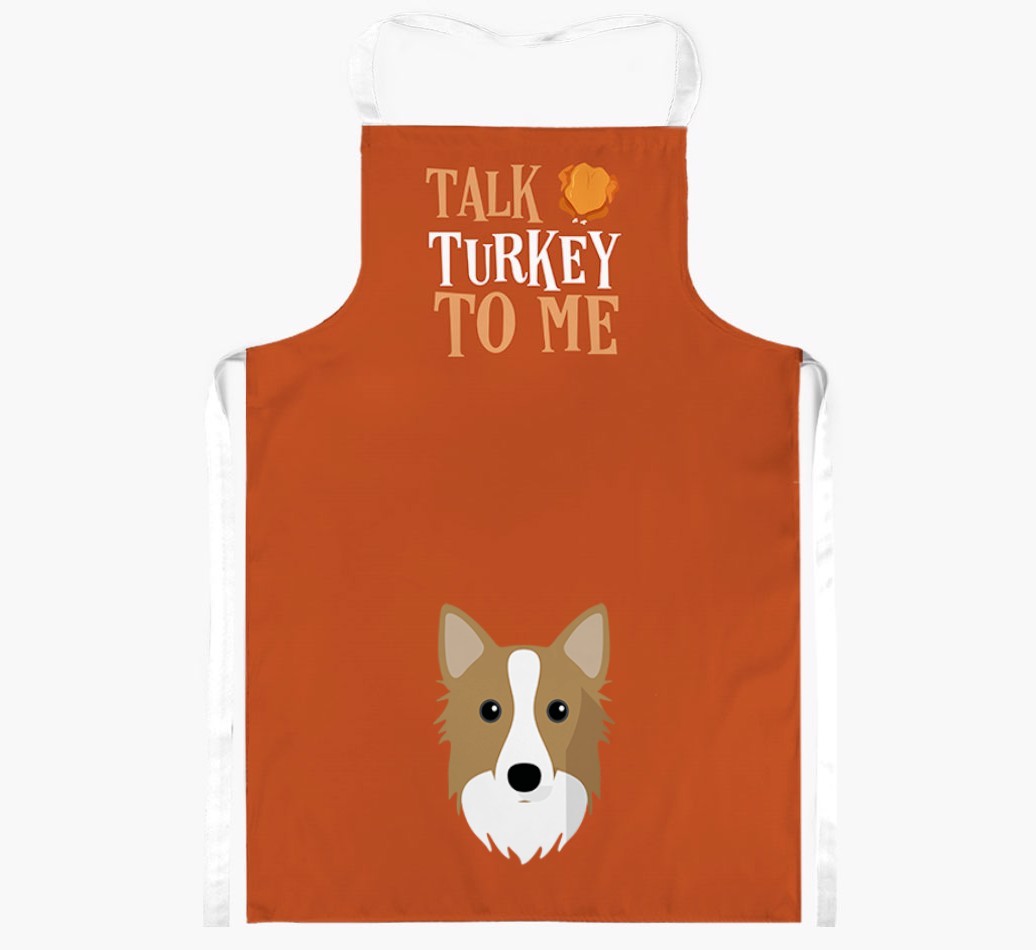 Talk Turkey To Me: Personalised {breedFullName} Apron