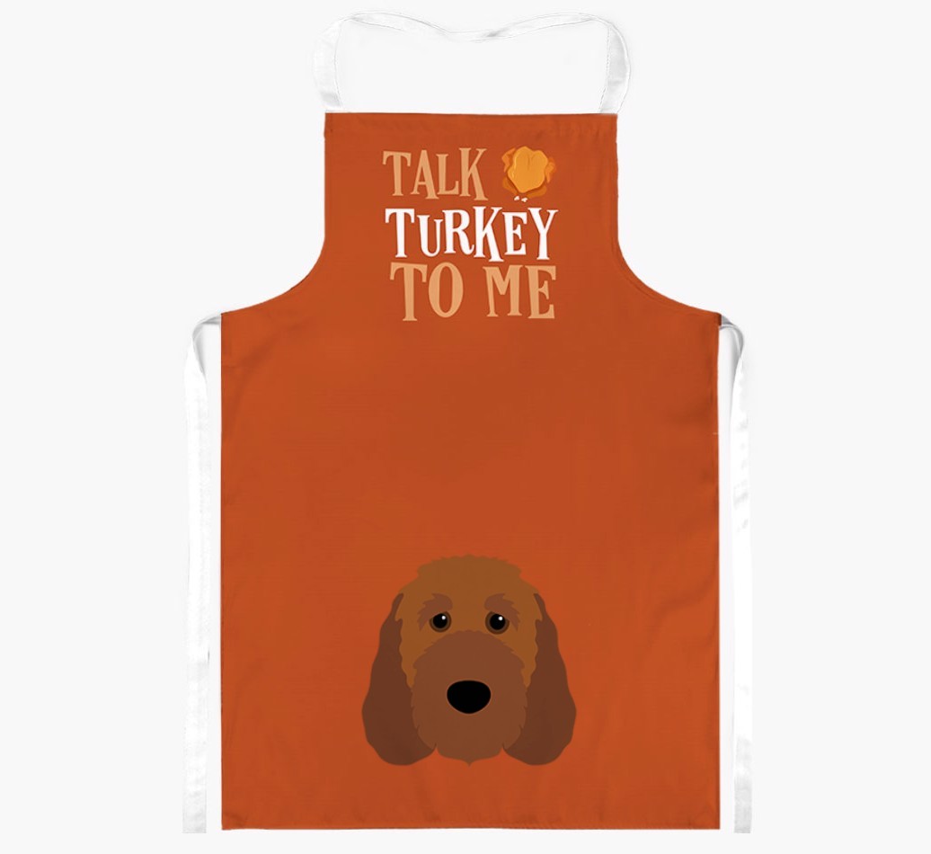 Talk Turkey To Me: Personalised {breedFullName} Apron
