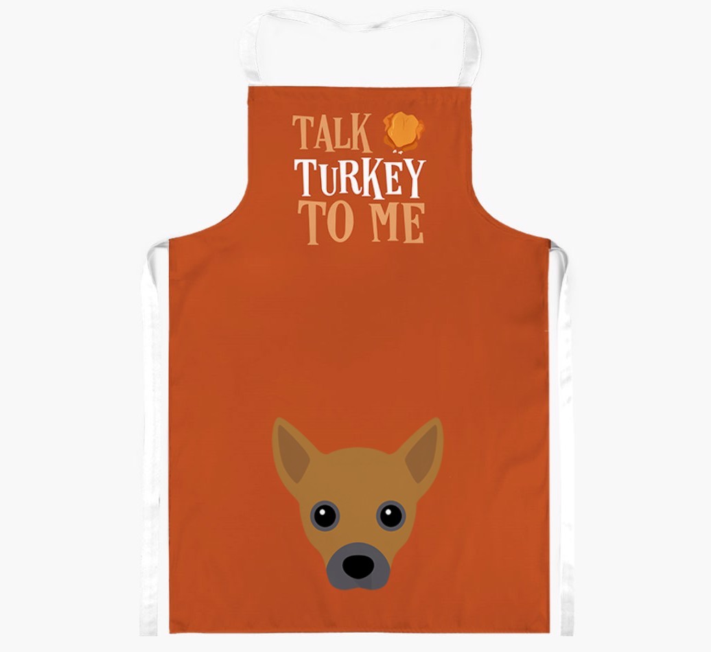 Talk Turkey To Me: Personalised {breedFullName} Apron