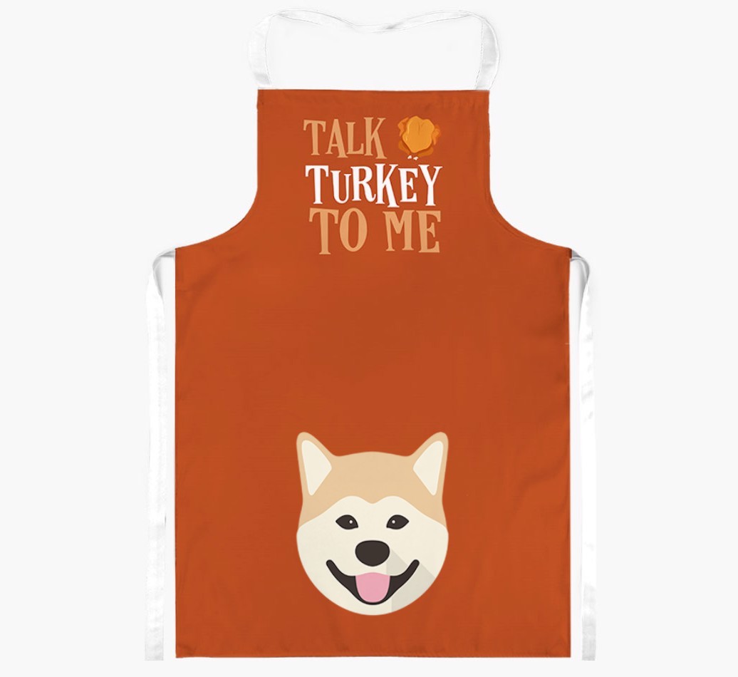 Talk Turkey To Me: Personalised {breedFullName} Apron