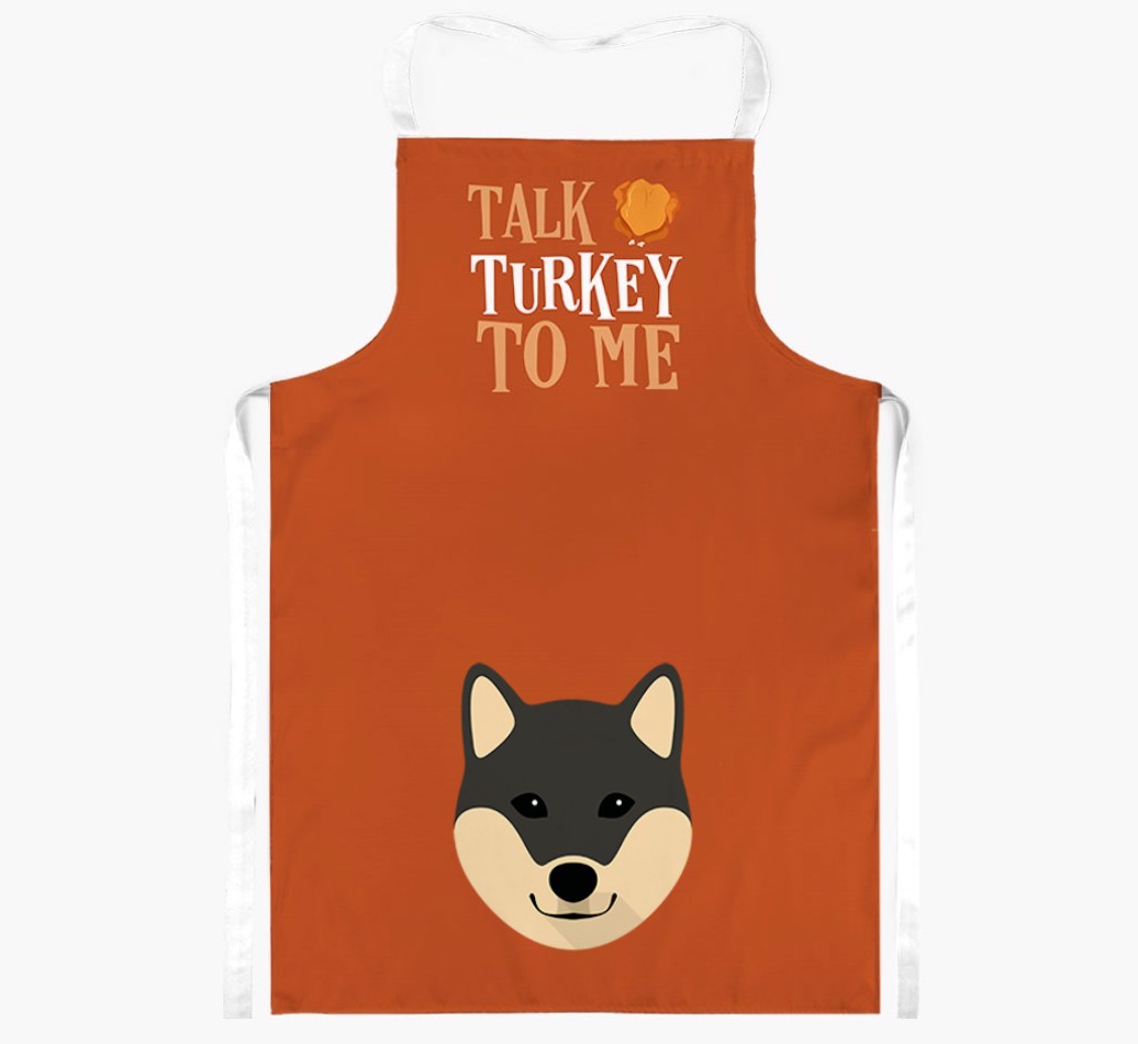 Talk Turkey To Me: Personalised {breedFullName} Apron