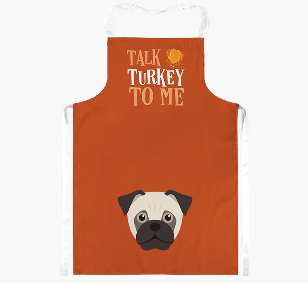 Talk Turkey To Me: Personalised {breedFullName} Apron