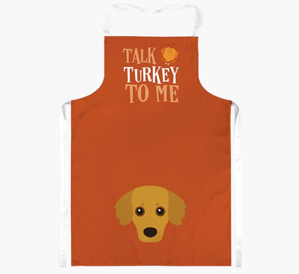 Talk Turkey To Me: Personalised {breedFullName} Apron