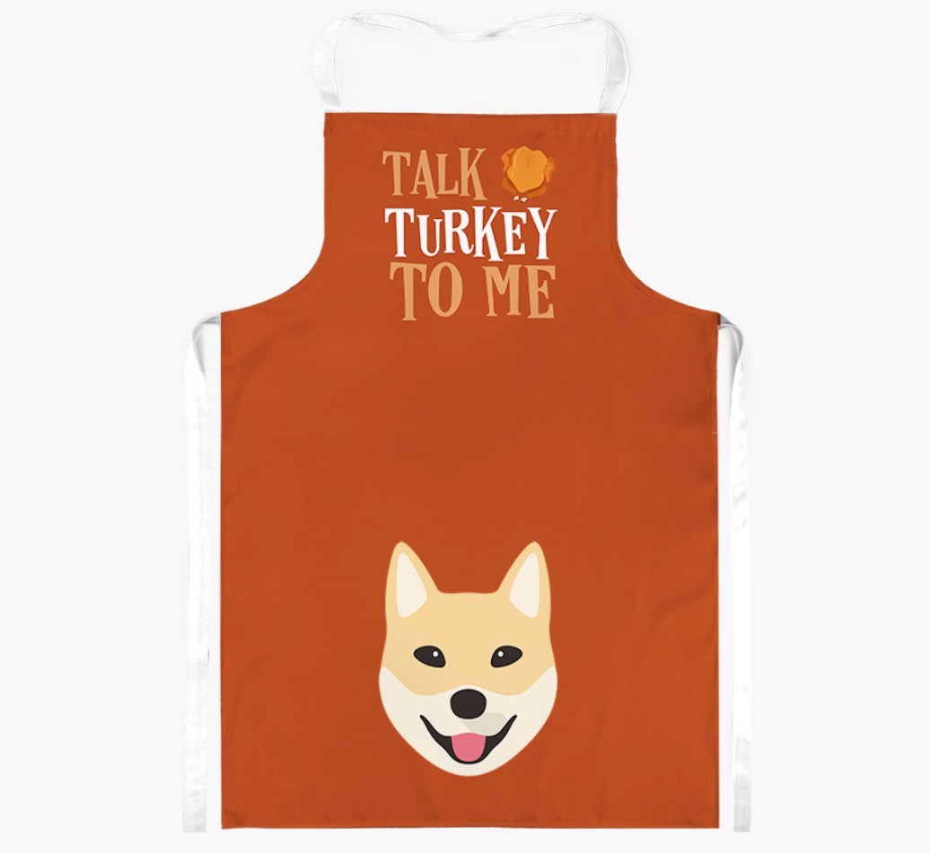 Talk Turkey To Me: Personalised {breedFullName} Apron