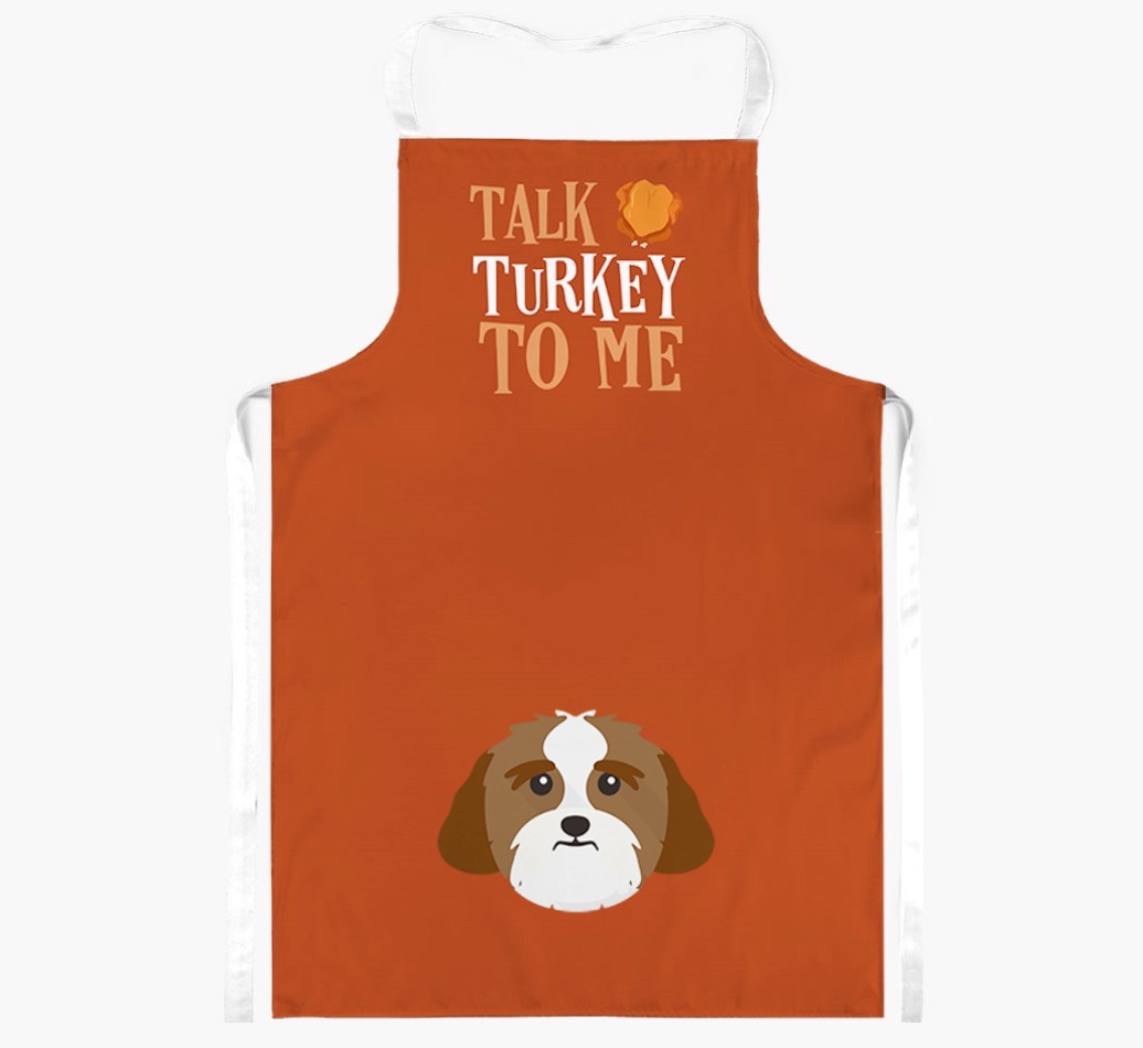 Talk Turkey To Me: Personalised {breedFullName} Apron
