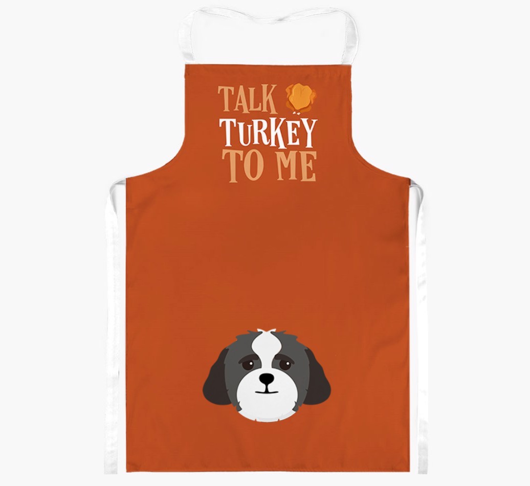 Talk Turkey To Me: Personalised {breedFullName} Apron