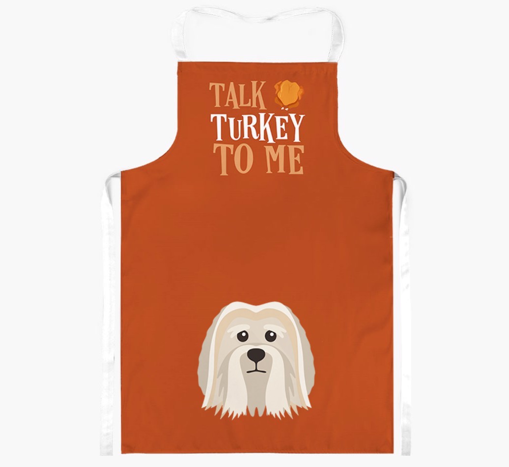 Talk Turkey To Me: Personalised {breedFullName} Apron