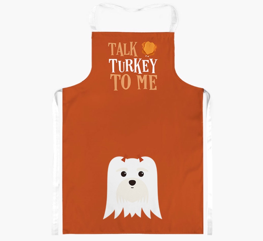 Talk Turkey To Me: Personalised {breedFullName} Apron