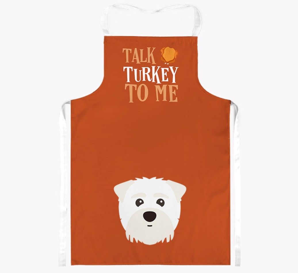 Talk Turkey To Me: Personalised {breedFullName} Apron