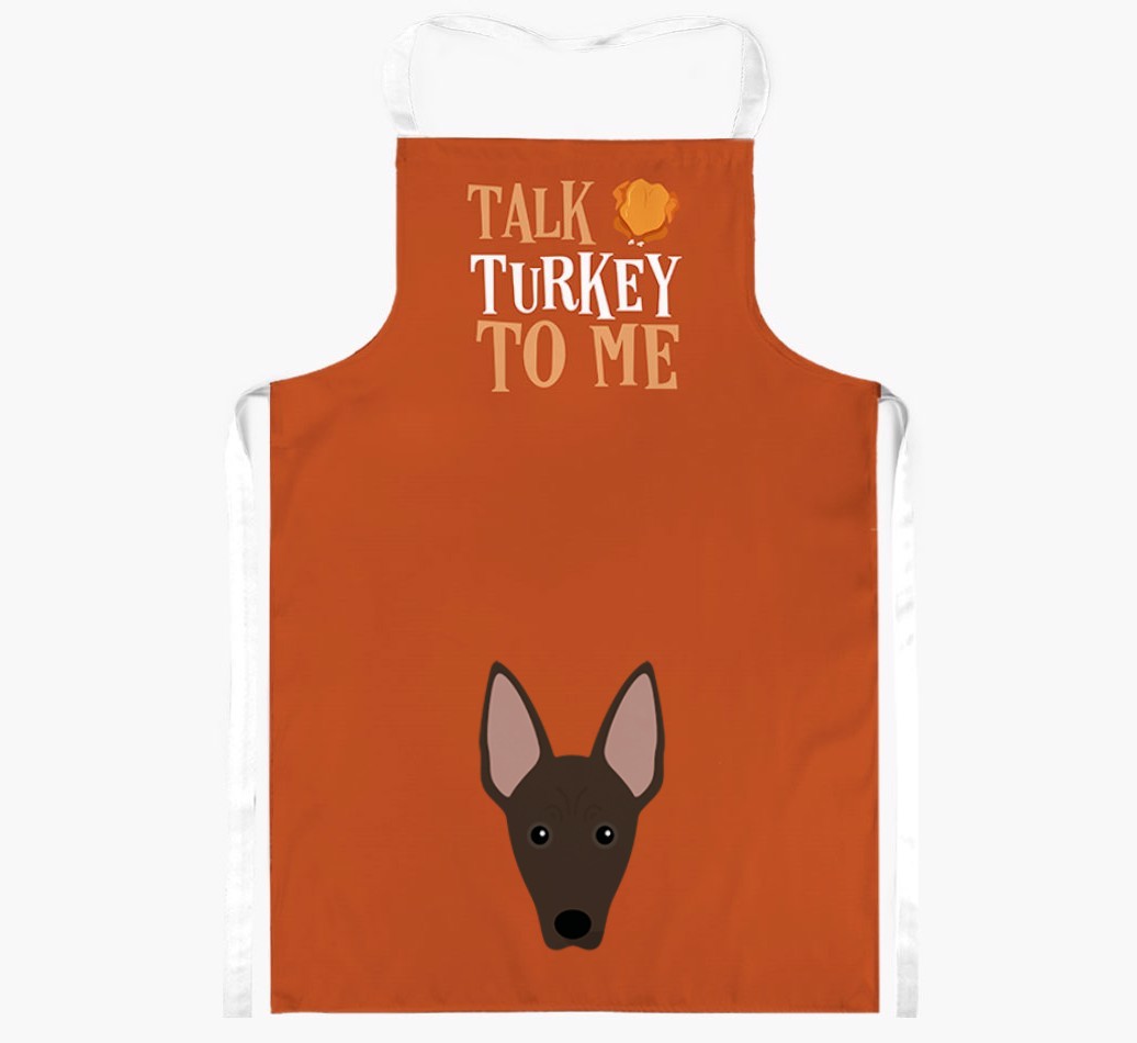 Talk Turkey To Me: Personalised {breedFullName} Apron