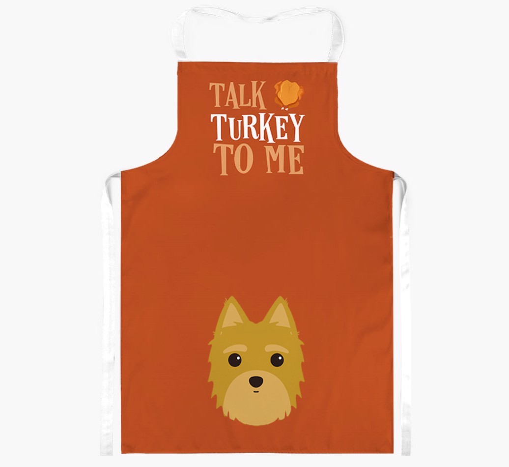 Talk Turkey To Me: Personalised {breedFullName} Apron