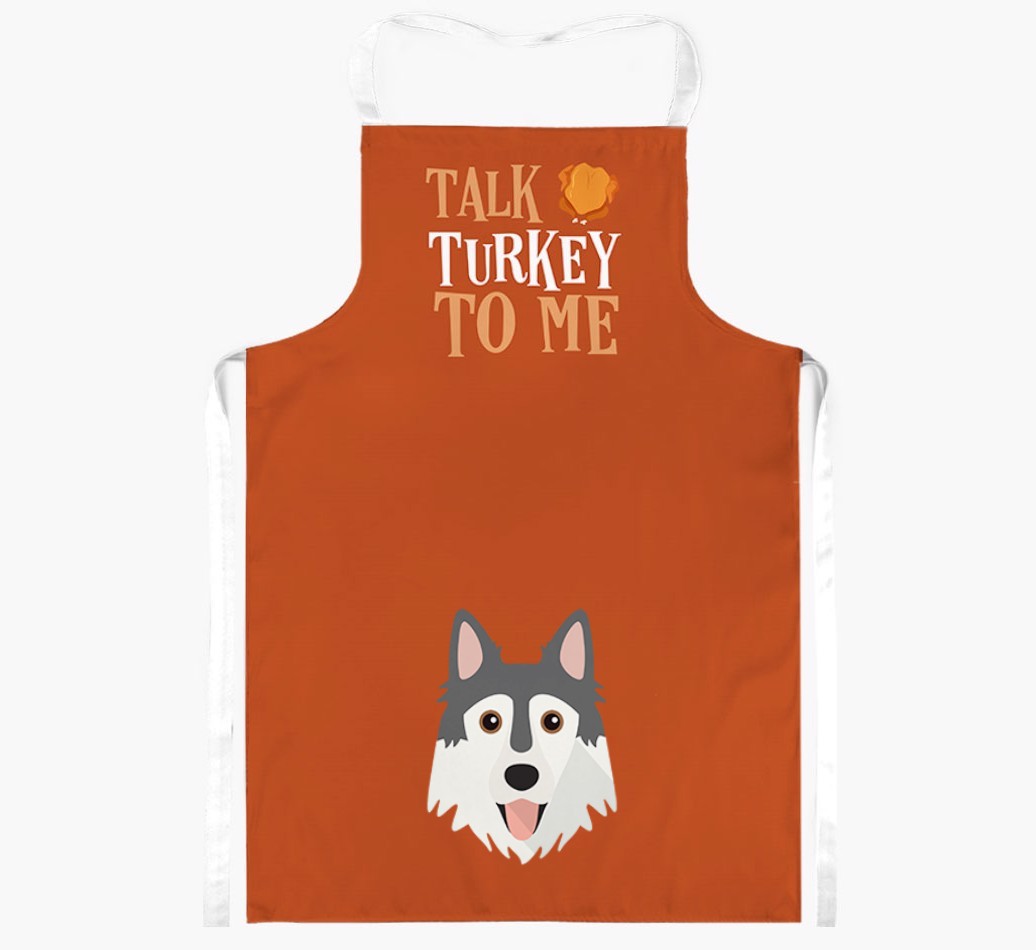 Talk Turkey To Me: Personalised {breedFullName} Apron
