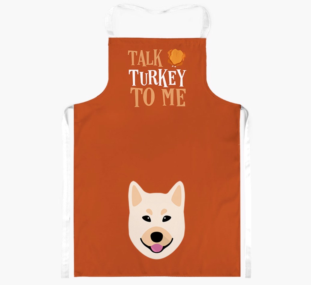 Talk Turkey To Me: Personalised {breedFullName} Apron