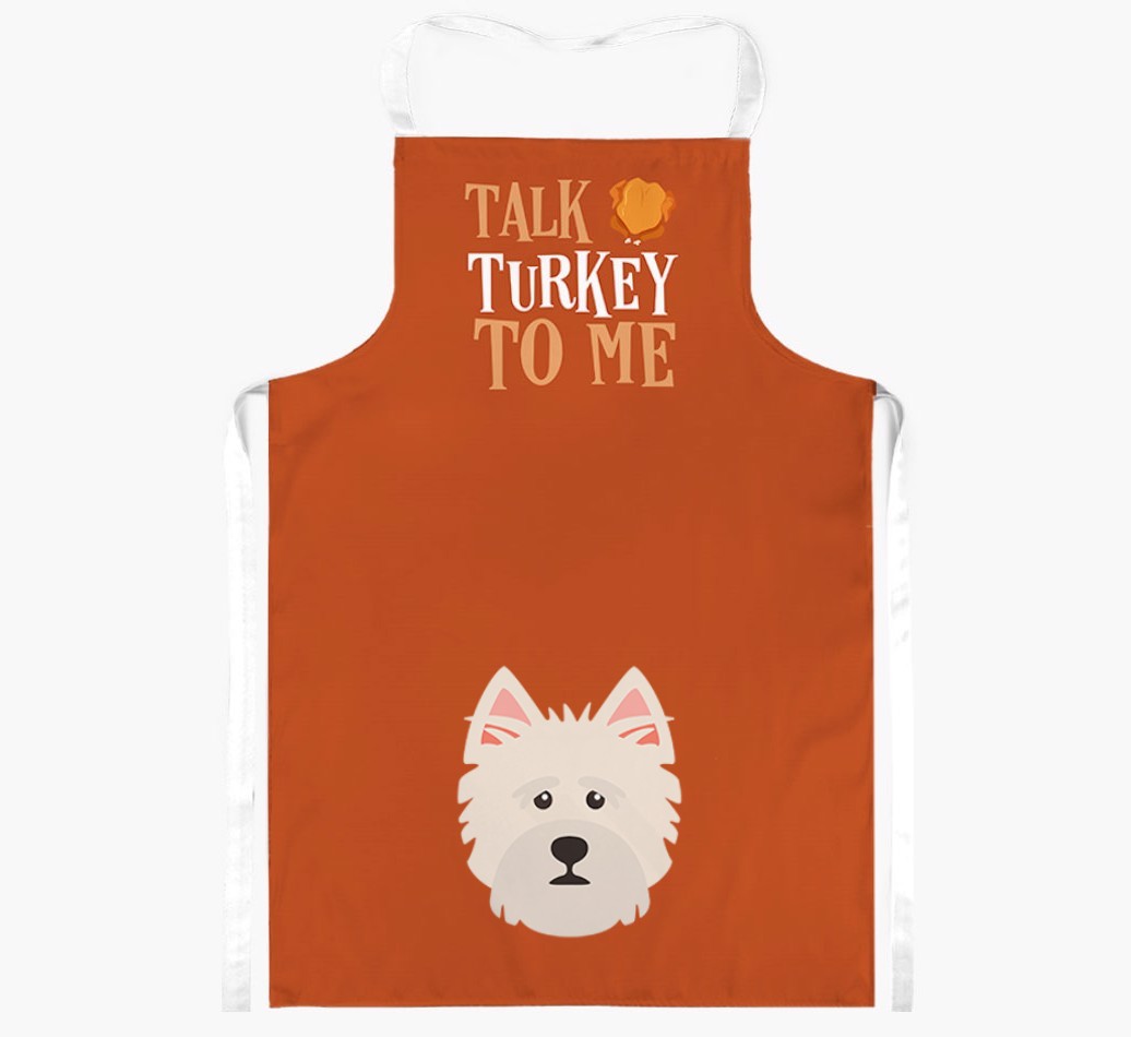 Talk Turkey To Me: Personalised {breedFullName} Apron
