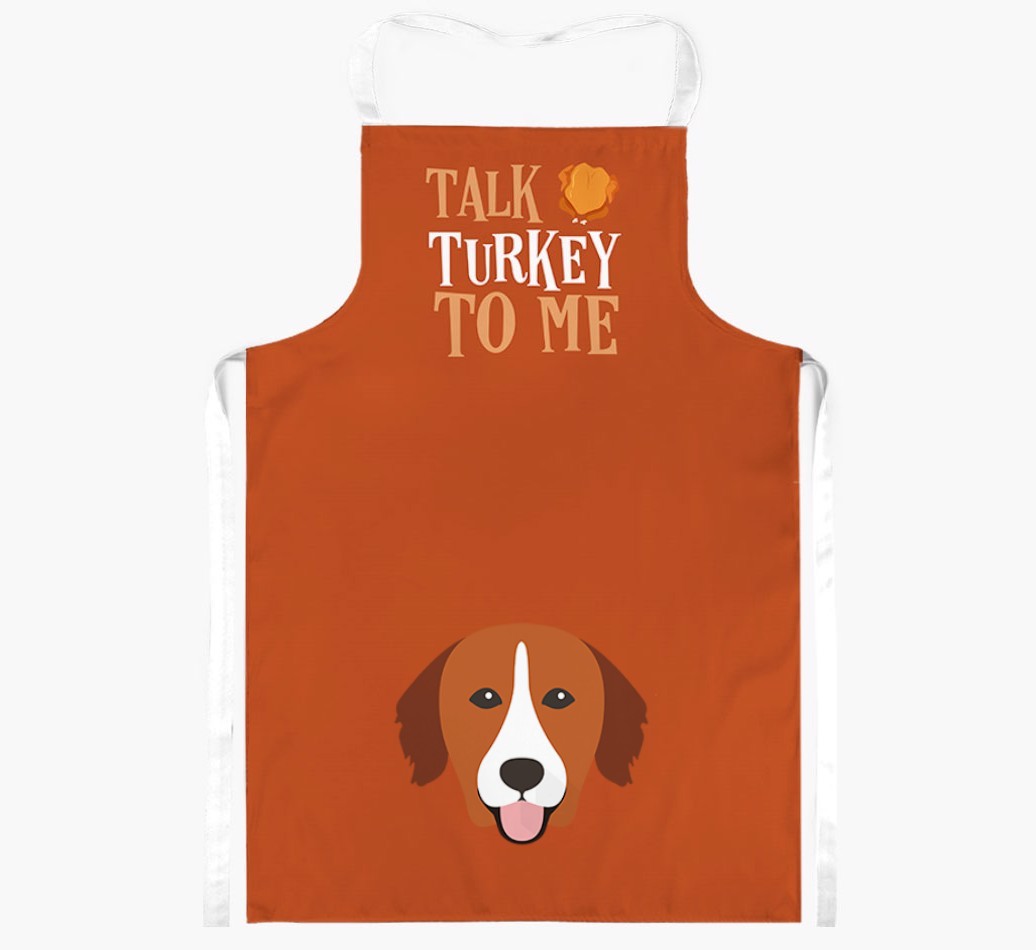 Talk Turkey To Me: Personalised {breedFullName} Apron