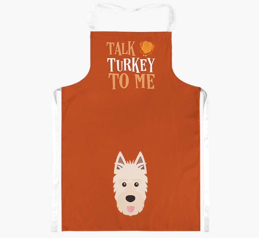 Talk Turkey To Me: Personalised {breedFullName} Apron