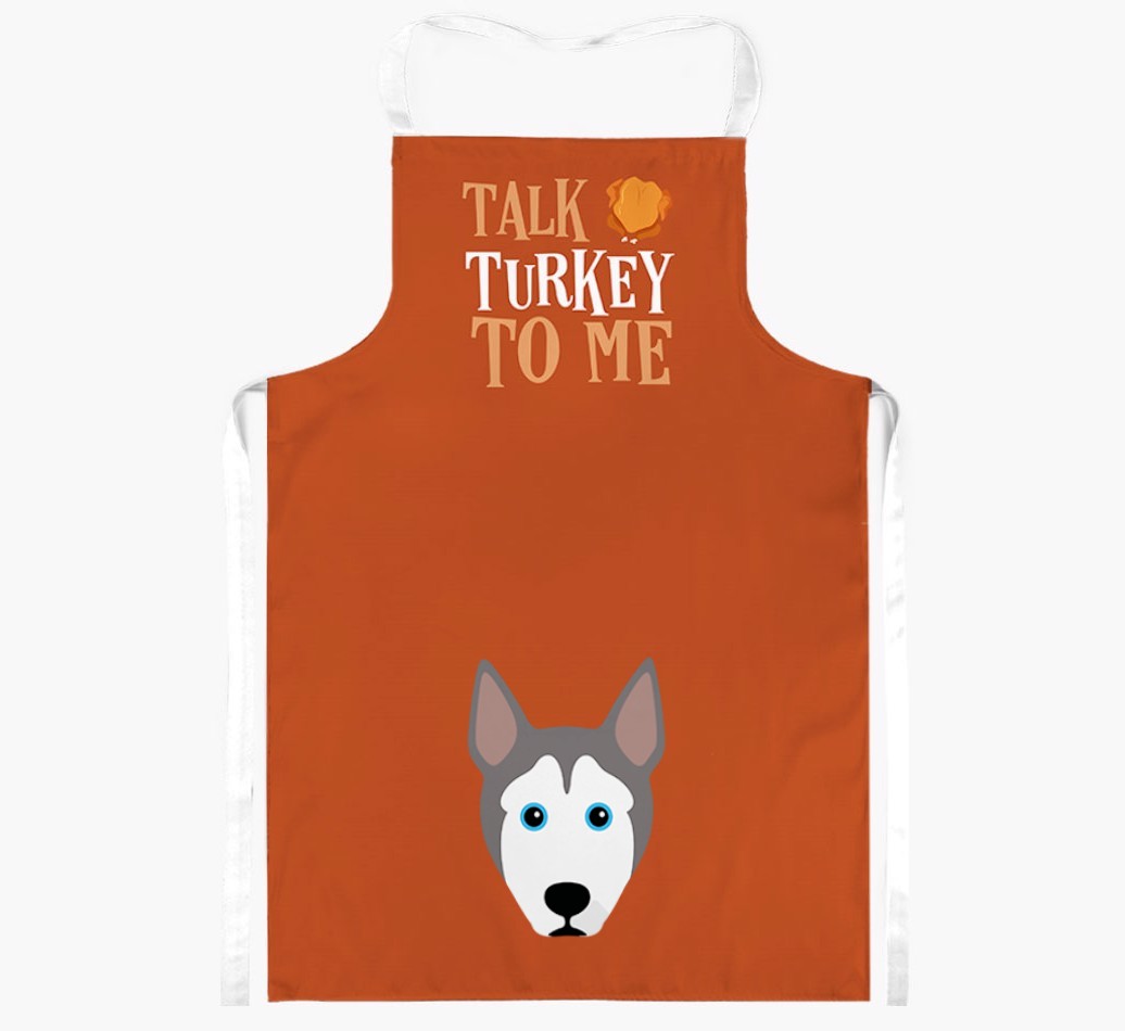 Talk Turkey To Me: Personalised {breedFullName} Apron