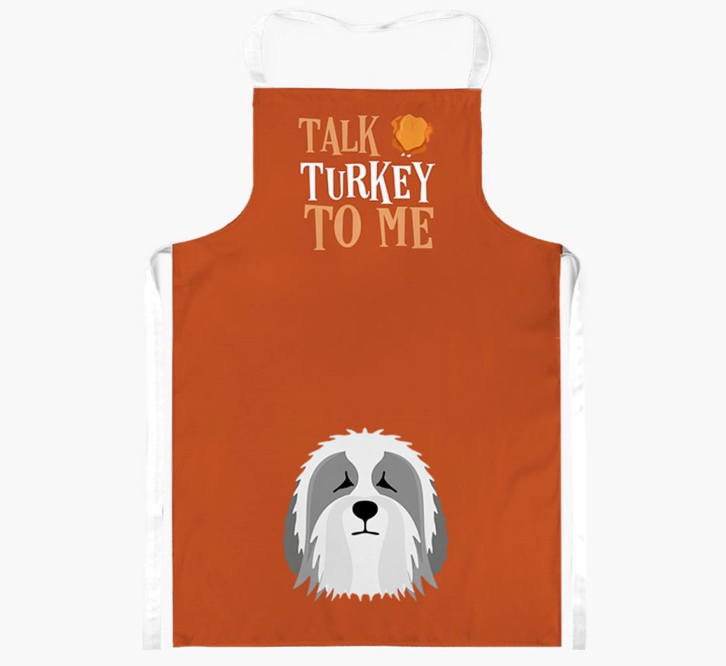 Talk Turkey To Me: Personalised {breedFullName} Apron