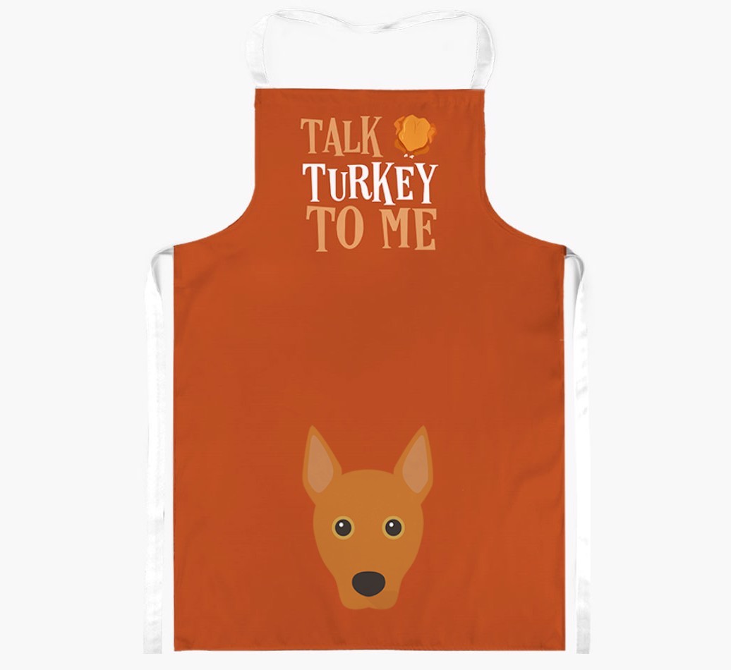 Talk Turkey To Me: Personalised {breedFullName} Apron