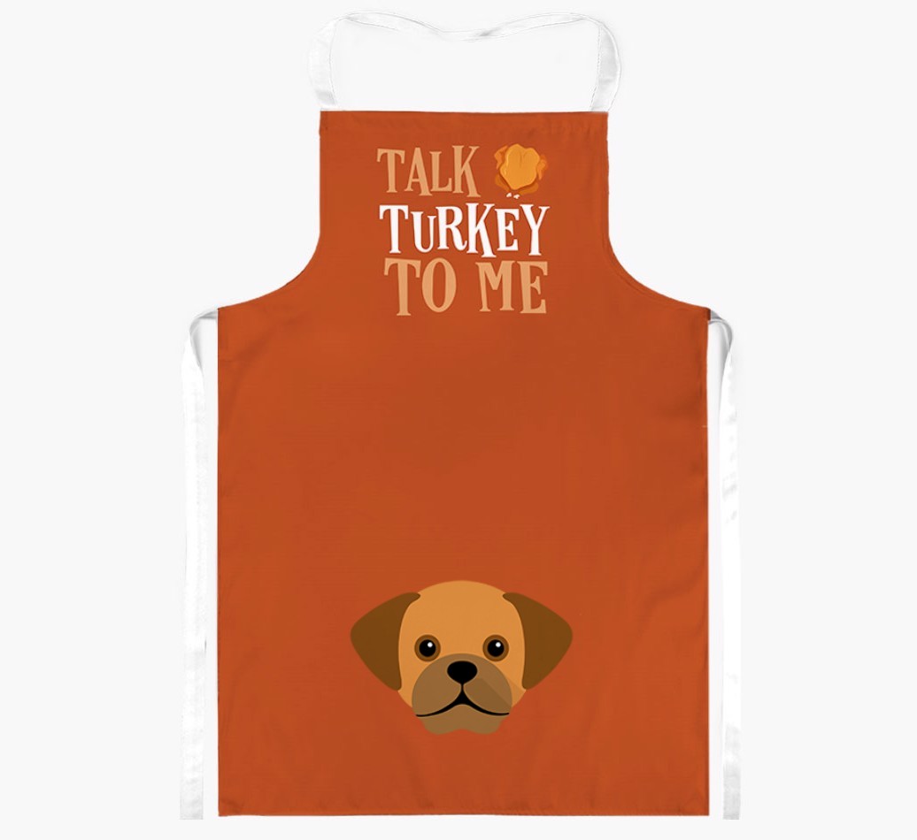 Talk Turkey To Me: Personalised {breedFullName} Apron